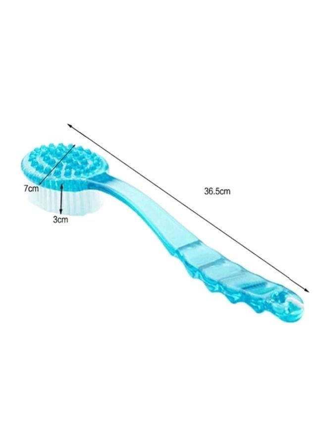 NIBEMINENT Bath Brush Blue/White 36.5x3x7cm - Image 3