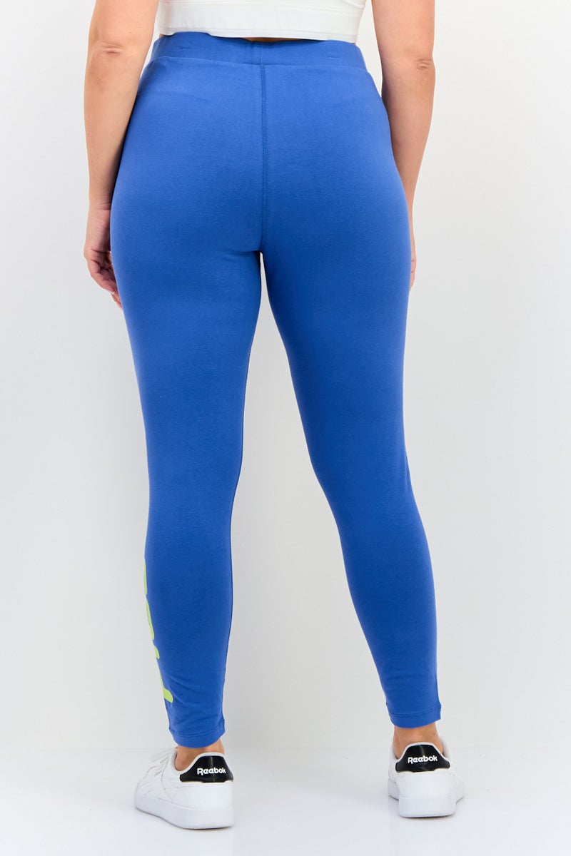 FILA Women Sportswear Fit Training Legging, Blue - Image 4