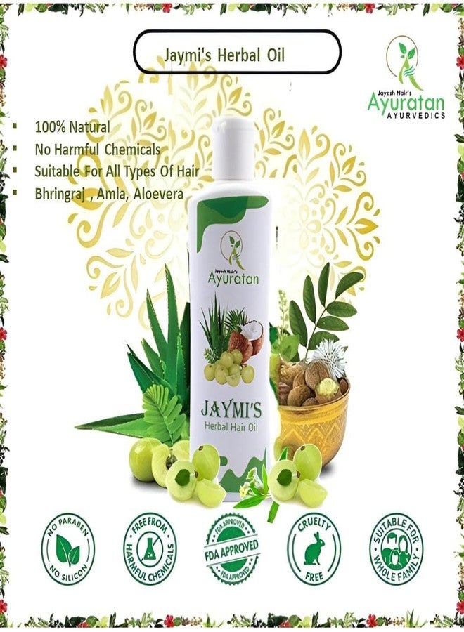 AYURATAN زيت الشعر العشبي من أيوراتان جاي مي 100 مل يقلل من تساقط الشعر (عبوة من قطعتين) - Image 5