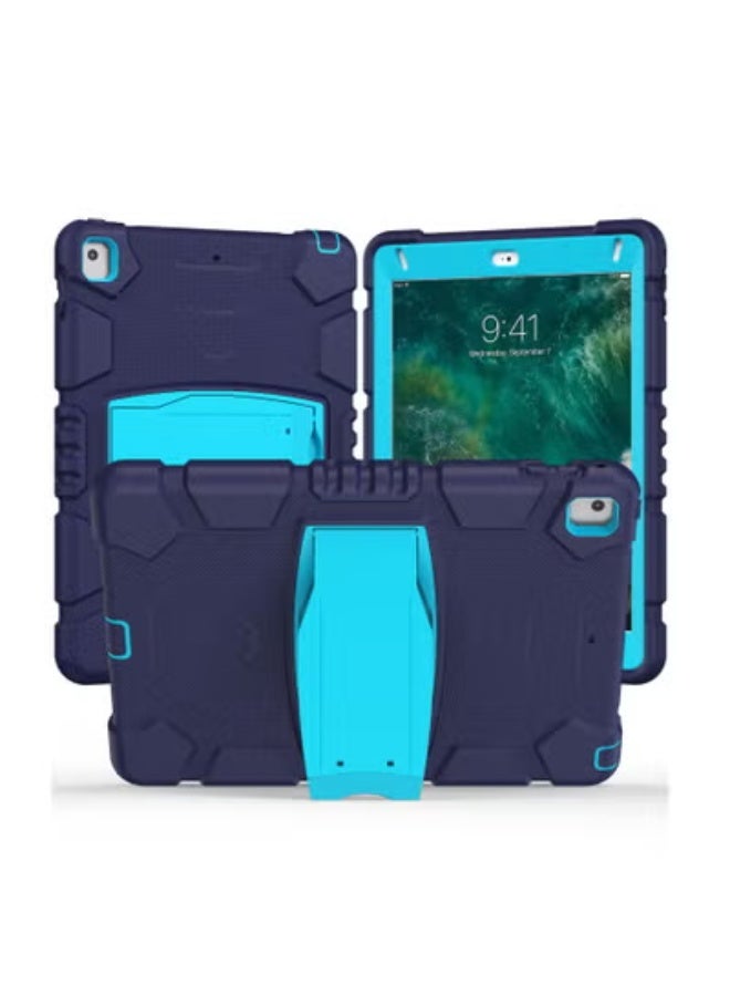 Gulflink Back Cover Protect Case for Apple iPad 2018/2017/Pro/Air2 9.7inch Navy Blue and Blue - Image 1