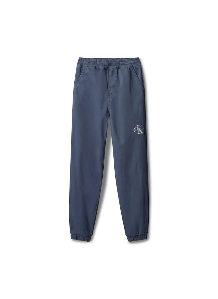 Calvin Klein Jeans Nightshadow Blue Essential Tapered Woven Joggers for Men | Best Price UAE