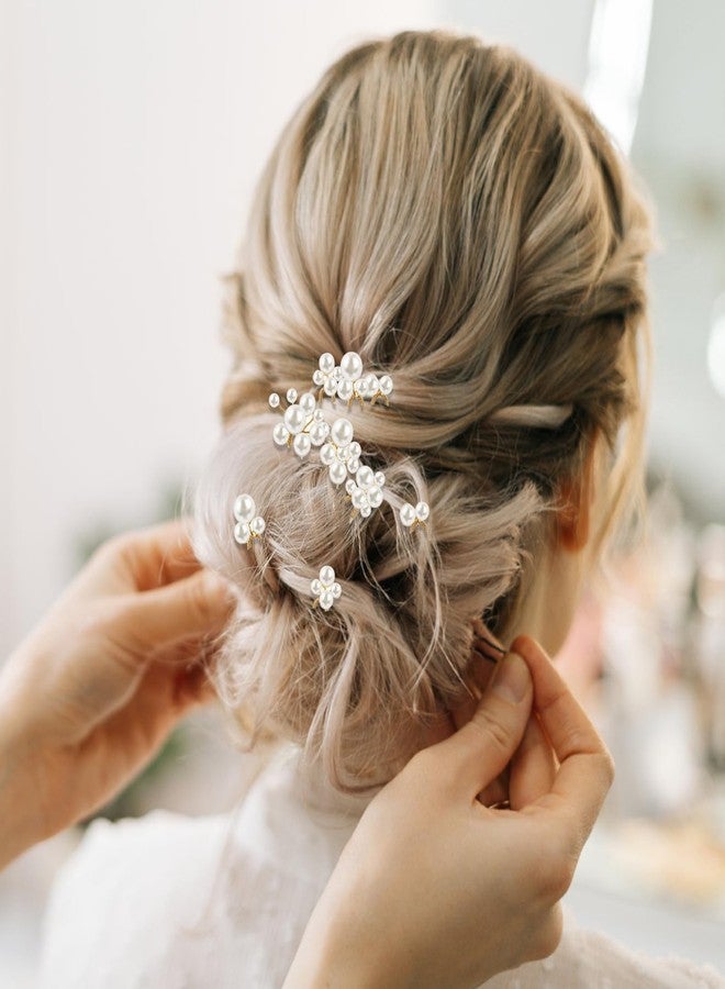 CYUXING 9Pcs Pearl Wedding Hairpin, Exquisite Wedding Accessories, Beautiful Pearl Hair Pins Decorations for Women, Bridal Hair Pins Decor Suitable for Brides Bridesmaids Hosts - Image 5