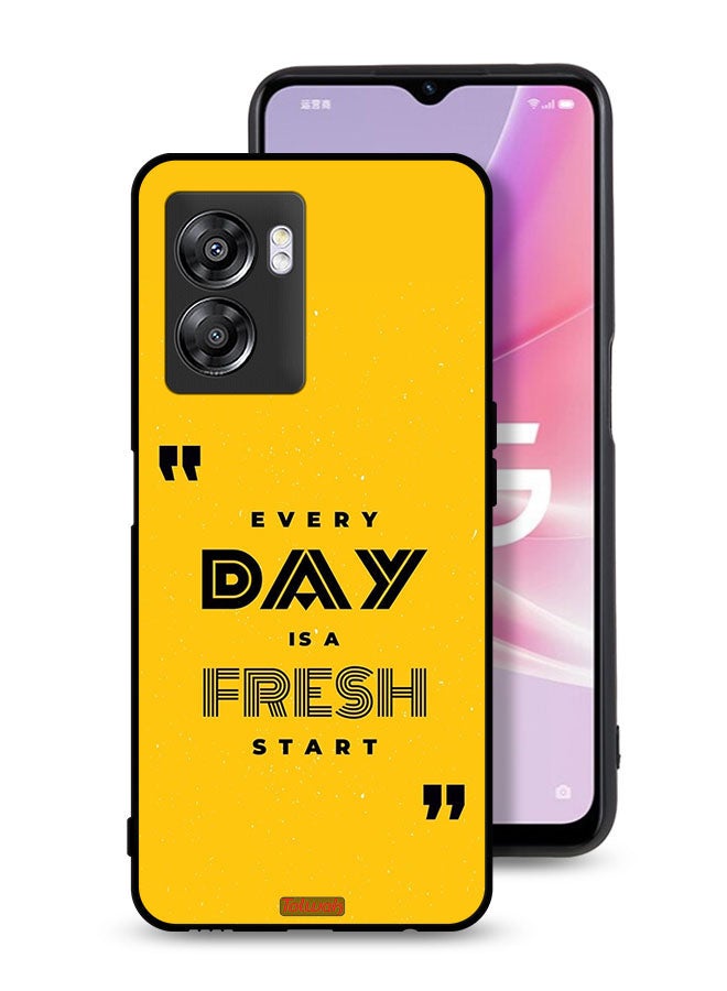 Tolwak Oppo A57 5G Protective Case Cover Every Day Is A Fresh Start - Image 1
