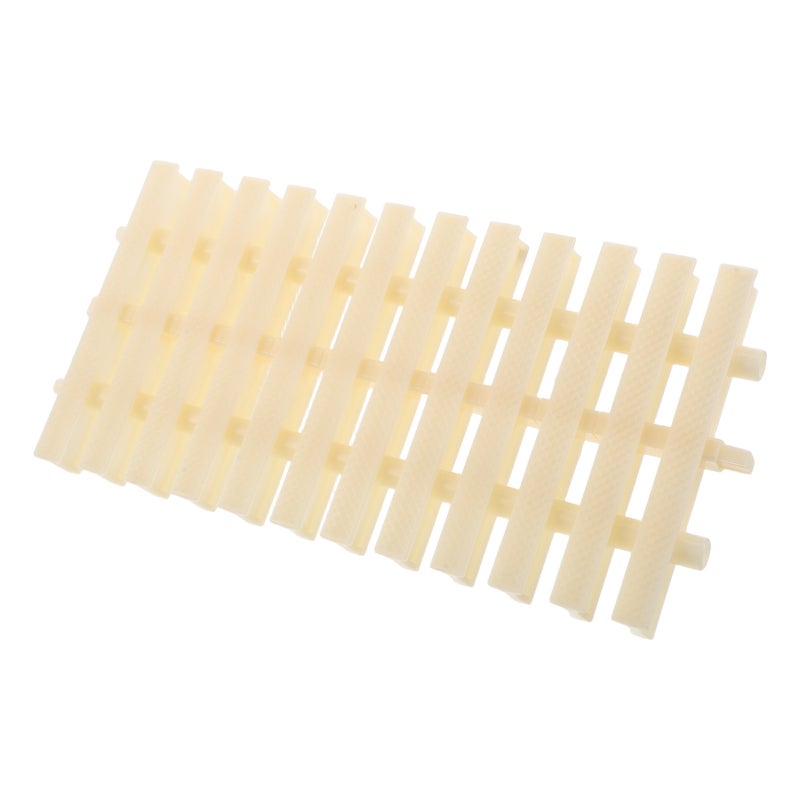 Light Yellow Outdoor Plastic Pool Overflow Grating Mat for Balcony and Shower Safety - Image 5