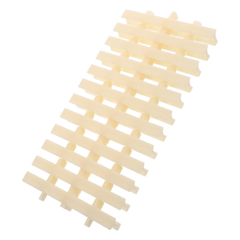 Light Yellow Outdoor Plastic Pool Overflow Grating Mat for Balcony and Shower Safety - Image 4