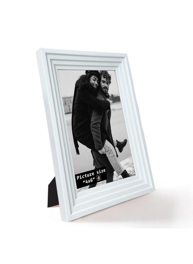 Art Street Premium 3D Table Top Photo Frame, Designer Picture Frames For Home Décor, Office Desk, Bedroom & Living Room (White, Size 4x6 inch) - pzsku/ZF8E27236EF543E76104FZ/45/_/1740982663/04ed0f98-4e08-4842-87f4-a3135586b1b7