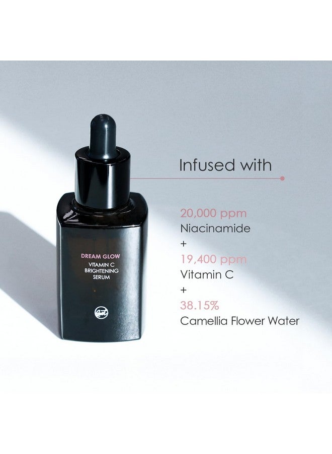 glowiest Dream Glow Vitamin C Serum Even Skin Tone Serum L Glowing Skin Niacinamide (20000 Ppm) Hyaluronic Acid Camellia Flower Extract Korean Skin Care 1.01 Fl.Oz (30 Ml) - Image 2
