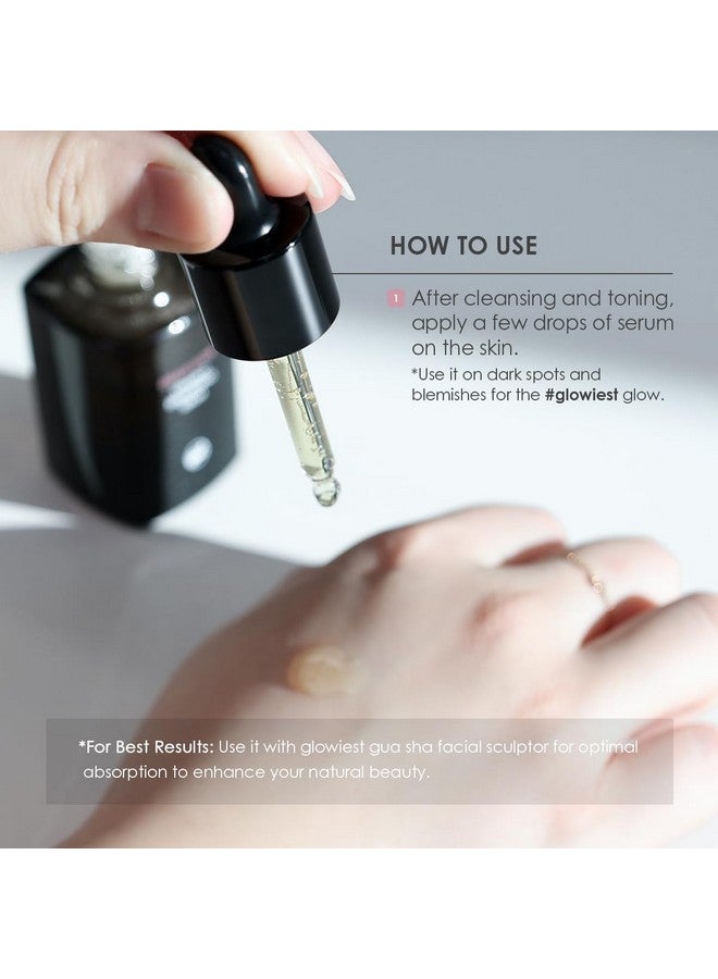 glowiest Dream Glow Vitamin C Serum Even Skin Tone Serum L Glowing Skin Niacinamide (20000 Ppm) Hyaluronic Acid Camellia Flower Extract Korean Skin Care 1.01 Fl.Oz (30 Ml) - Image 3