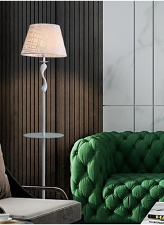 Glanfen Creative LED Floor Lamp With Coffee Table Nordic Iron Art Standing Lamp With Tray Table For Living Room Bedroom Office Vertical Bedside Standing Light  - Image 2