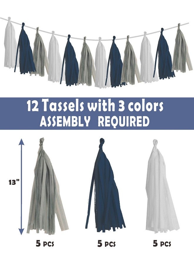 MEANT2TOBE Baby Shower for Boy, It's a Boy, Baby Shower Decorations, Grey Elephant Baby Shower, Blue Baby Shower Decorations For Boy, Baby Shower Decoration Elephant Theme, It‘s A Boy Party Decor - Image 4