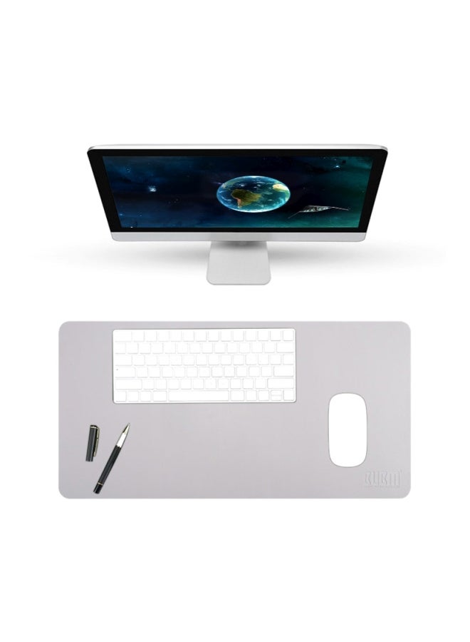 BUBM Multifunctional Double-Sided Mouse Pad Grey - Image 2