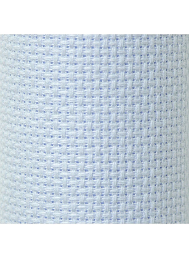 DMC GD1436-4600 Classic Reserve Gold Label Aida Fabric Box, Light Blue, 14 Count