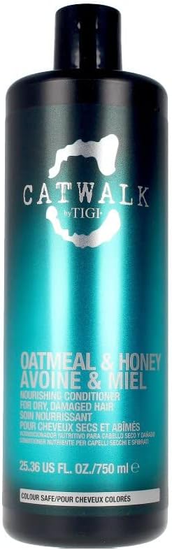 BED HEAD Catwalk by TIGI Oatmeal Honey Conditioner XXL SalonProfessional Deep Moisturising Sulphate Free Hair Repair Treatment for Dry Damaged Frizzy Hair Strengthen Smooth Hydrate Protect Hair