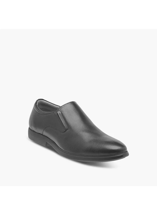 DUCHINI Men's Solid Slip-On Loafers