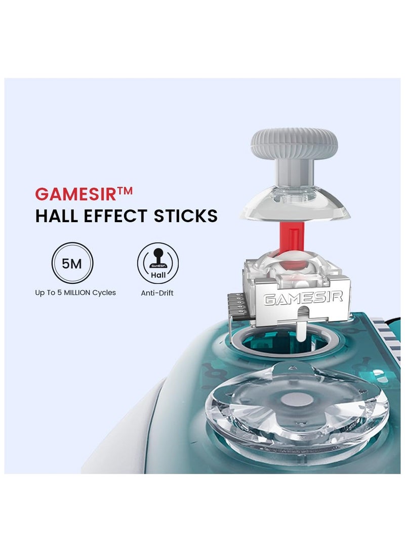 جيم سير وحدة تحكم الألعاب المحمولة GameSir X3 Pro Aurora Borealis مع مبرد لأجهزة Android و iPhone 15، تصميم مريح - وحدة تحكم الهاتف، تدعم Zenless Zone Zero، Cloudy Gaming، Xbox Game Pass - Image 3