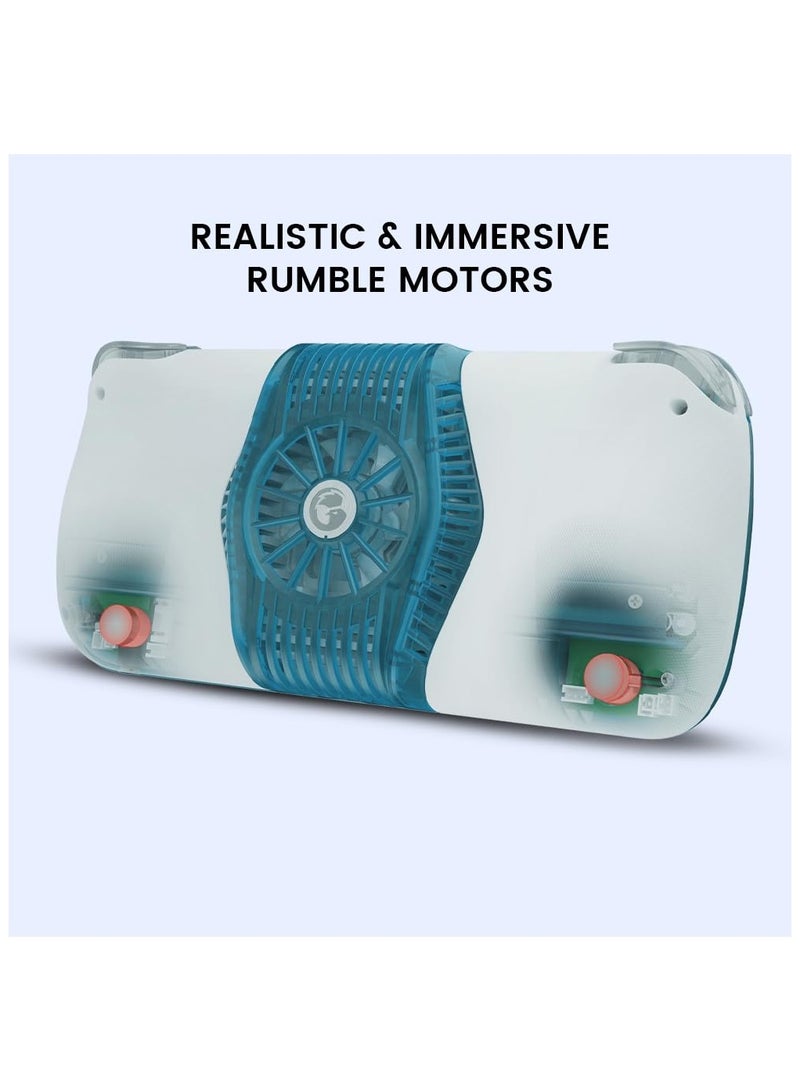 جيم سير وحدة تحكم الألعاب المحمولة GameSir X3 Pro Aurora Borealis مع مبرد لأجهزة Android و iPhone 15، تصميم مريح - وحدة تحكم الهاتف، تدعم Zenless Zone Zero، Cloudy Gaming، Xbox Game Pass - Image 5