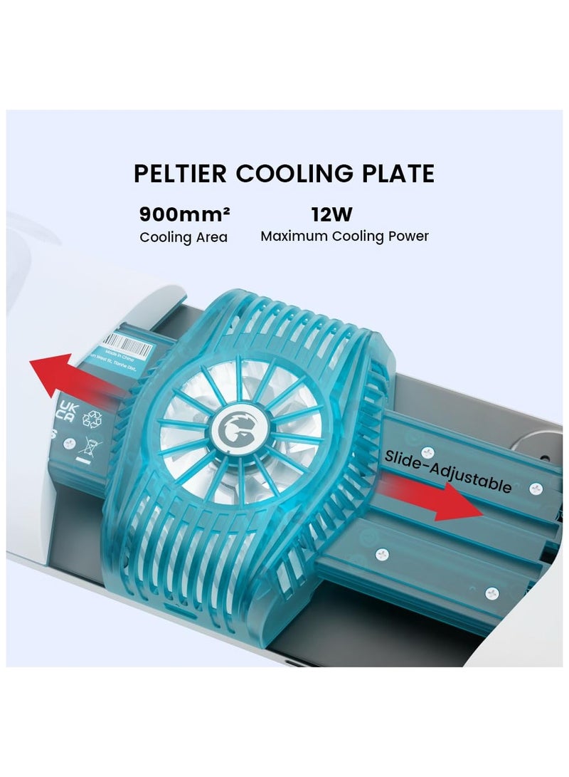 جيم سير وحدة تحكم الألعاب المحمولة GameSir X3 Pro Aurora Borealis مع مبرد لأجهزة Android و iPhone 15، تصميم مريح - وحدة تحكم الهاتف، تدعم Zenless Zone Zero، Cloudy Gaming، Xbox Game Pass - Image 4