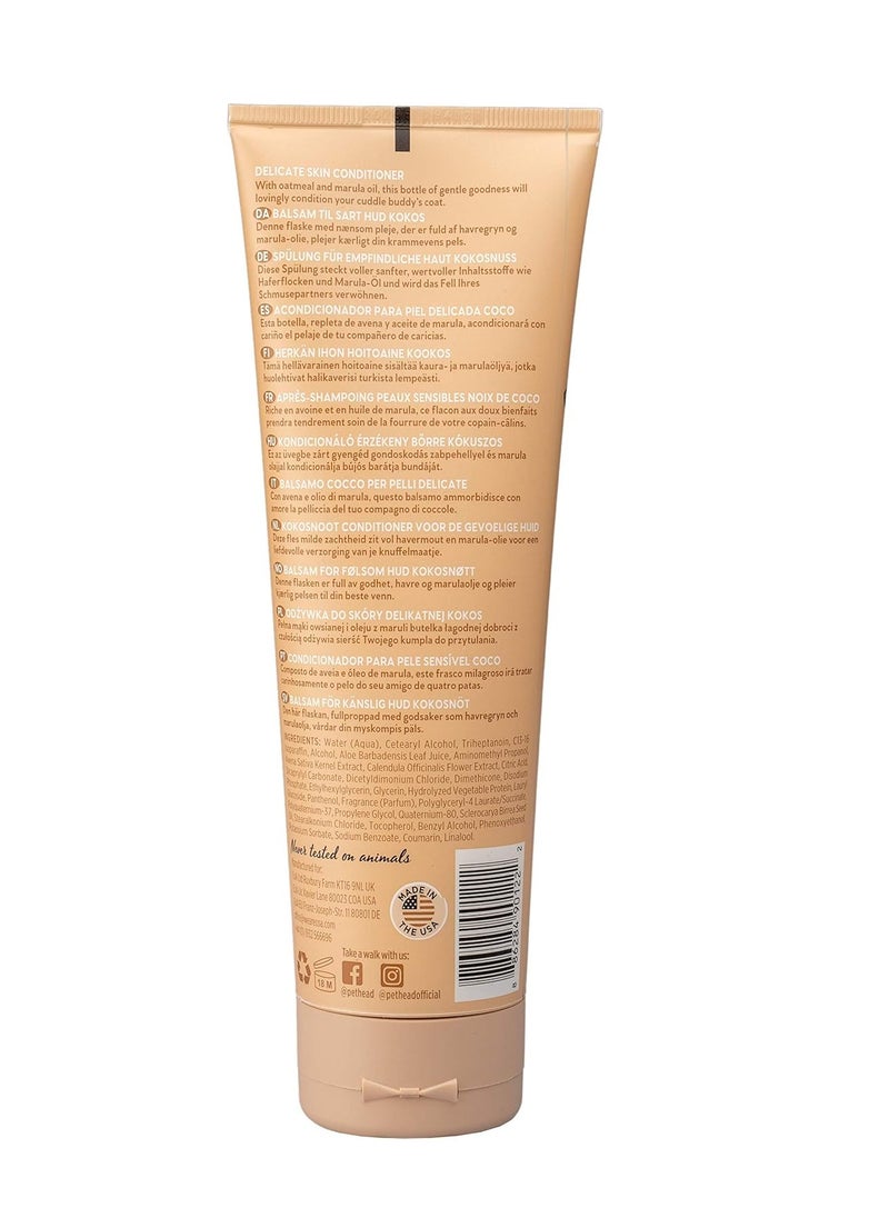 PET HEAD Sensitive Soul Dog Conditioner Coconut Scent Conditioner for Dogs with Sensitive Skin Professional Grooming Vegan pH Neutral Gentle Formula for Puppies  250ml  - Image 2