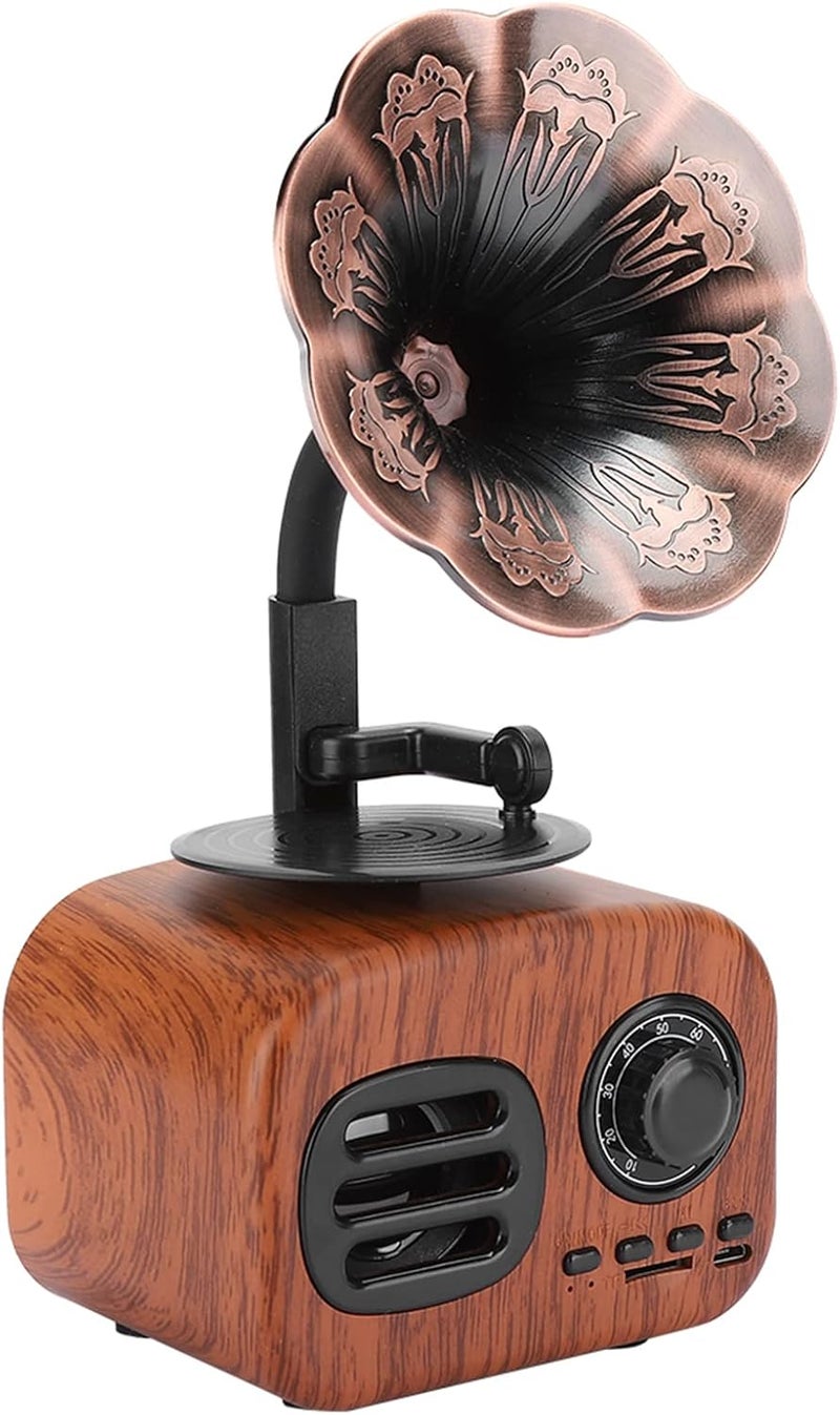 Cross part assemble fit Mini Retro Speaker, Portable Retro Music Player Loudspeaker Support Plug in Card Easy to Carry Idea Gift for Friends (Walnut Wood) Classic modern blend design All space matching look Pre-stock well-packed goods All region coverage Transit & use compatible Surface safe Ergonomic build Growing order stock support Anti slip Wide use selected material Storage & transit friendly KSA stocked goods Widely used design Stain resistant Bulk order available stock Simple multi-color universal build Light & sturdy Quick available purchase options Easy assemble On-demand local restock All-round unified build Multi-price design picks Low wear optimized design Light durable upgraded substance - Image 3