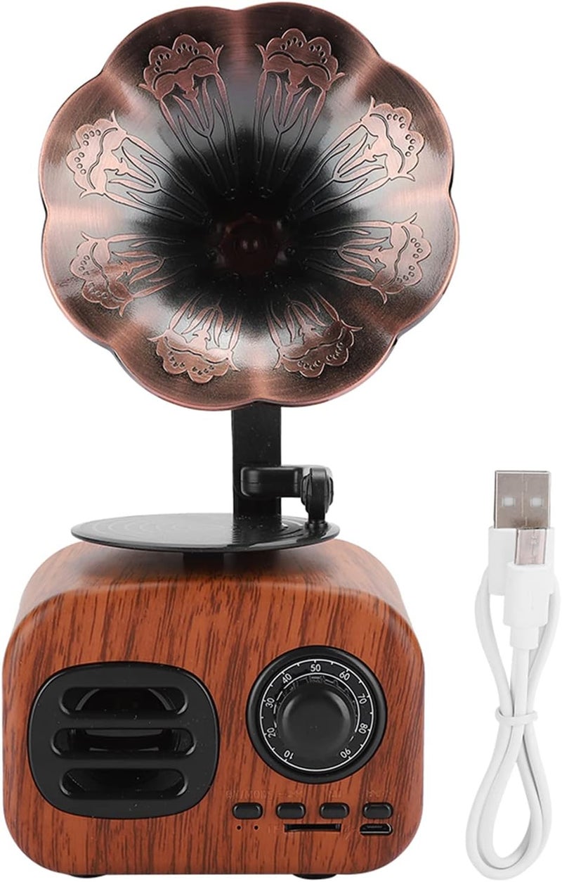 Cross part assemble fit Mini Retro Speaker, Portable Retro Music Player Loudspeaker Support Plug in Card Easy to Carry Idea Gift for Friends (Walnut Wood) Classic modern blend design All space matching look Pre-stock well-packed goods All region coverage Transit & use compatible Surface safe Ergonomic build Growing order stock support Anti slip Wide use selected material Storage & transit friendly KSA stocked goods Widely used design Stain resistant Bulk order available stock Simple multi-color universal build Light & sturdy Quick available purchase options Easy assemble On-demand local restock All-round unified build Multi-price design picks Low wear optimized design Light durable upgraded substance - Image 2