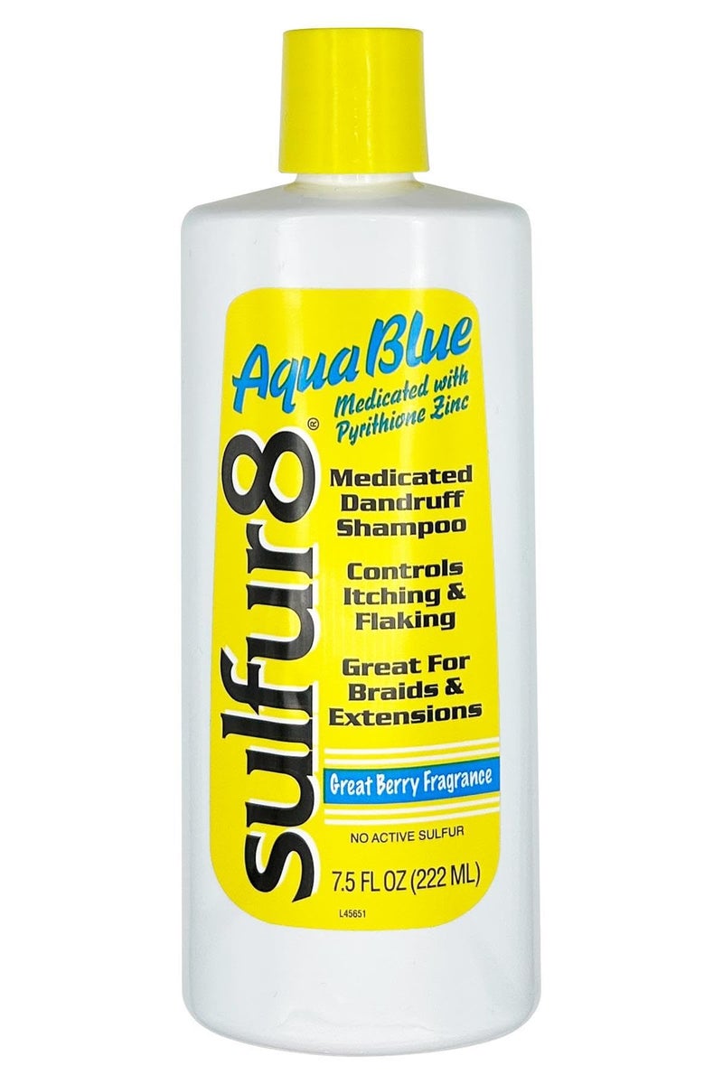 Sulfur 8 Aqua Blue Medicated Dandruff Shampoo - Image 1
