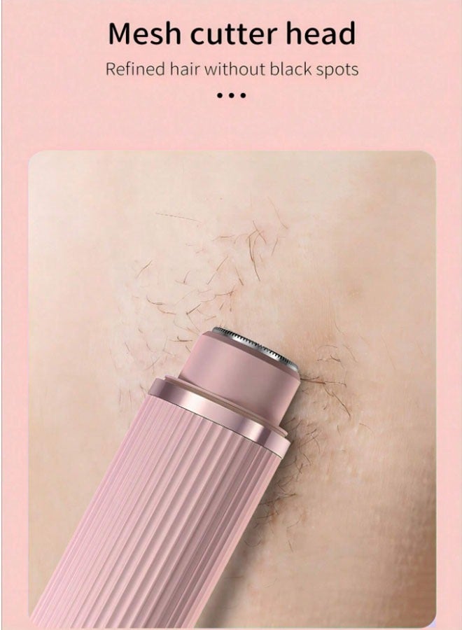 general Epilator ladies double head shaver private pubic hair trimmer electric shaver ladies epilator bikini ladies shaver double blade hair remover for underarms and legs - Image 3