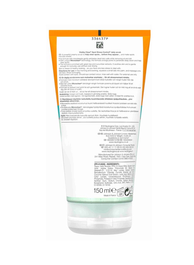 Neutrogena Visibly Clear Spot Proofing Smoothing Scrub 150ml - Image 2
