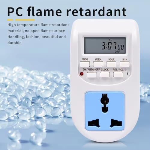 Maxwell 230V 24x7 Energy Saving Socket PlugType Digital Programmable Timer - Image 2