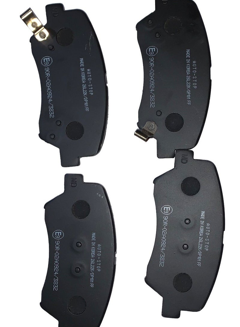 Auto Best Korean front brake pads for Hyundai, Kia, MD, RB, RIO 4. New Emgrand - Image 3