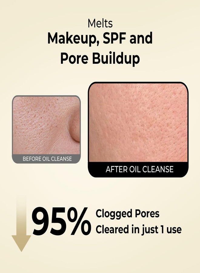 Conscious Chemist® Makeup Remover Oil Cleanser | 60ml Gently Removes Makeup, SPF & Impurities | Face Wash for Men & Women. Soft & Glowing Skin - Daily Dissolve | Pack of 2 - Image 3