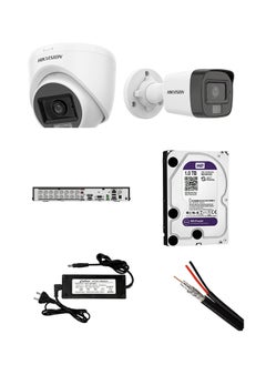 HIKVISION 5Mp Indoor Fixed 6 Camera + Mini Bullet 5Mp Outdoor Fixed 6 Camera + Hikvision 16-Channel Dvr (Digital Video Recorder) From The Turbo Hd Series. + Wd Hard Drive Specially Designed For Security Video Recording Systems.1Tb (Purple) + Power Adapter 12V 9Point 10Amp + Rg59 Cable Coaxial Cable Designed For Use In Video Surveillance (Cctv) Systems. 
