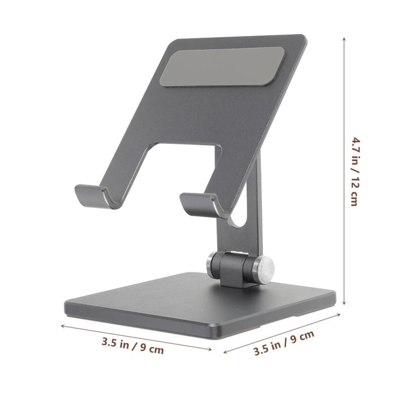 Adjustable Tablet Stand Foldable Bracket Aluminum Alloy Universal Desk Mount Compatible All Tablets For Gaming Video Reading - Image 3