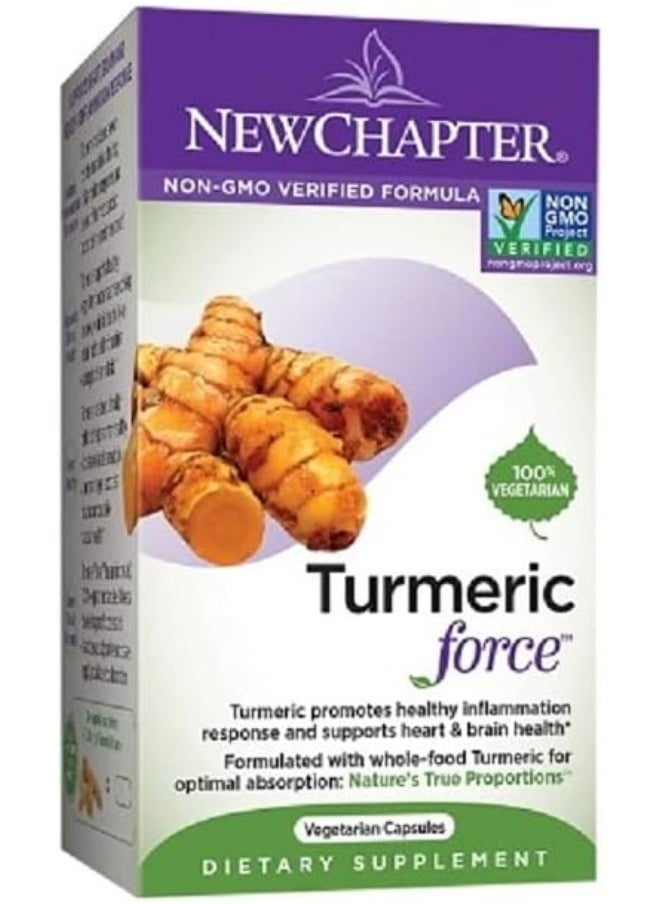 New Chapter Nc Turmericforce 30Vcaps #6043  - Image 4