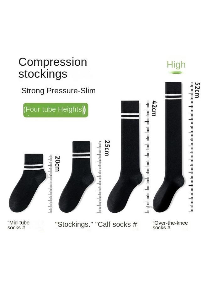 Bluejw - Socks Women's Slim Over-the-Knee Socks Leg Pressure Spring And Autumn Thin Academic Style JK Stockings Women's High Tube Skinny Leg Socks - Image 1
