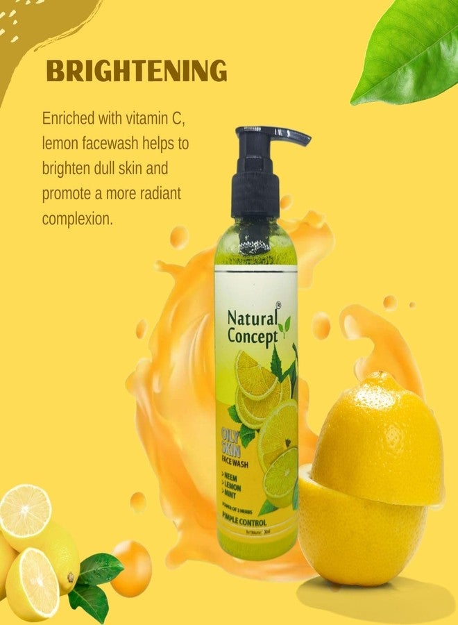 Natural Concept Lemon Face Wash for Glowing Skin Women & Men 100ml | Controls Acne, Removes Excess Oil, Purifies Skin | All Skin Type | Pack of 2 - Image 5