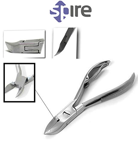 SPIRE Professional Toenail Clippers for Thick Nails Ingrown Toenail Clippers for Seniors and Heavy Duty Nail Clippers Pedicure Clippers and Podiatrist Toenail Cutters - Image 5