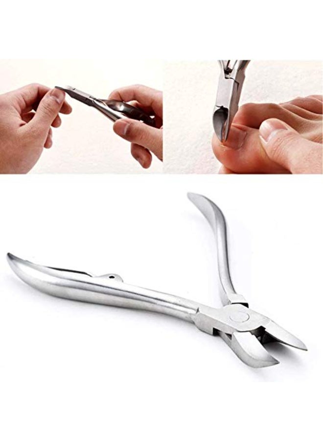 SPIRE Professional Toenail Clippers for Thick Nails Ingrown Toenail Clippers for Seniors and Heavy Duty Nail Clippers Pedicure Clippers and Podiatrist Toenail Cutters - Image 1