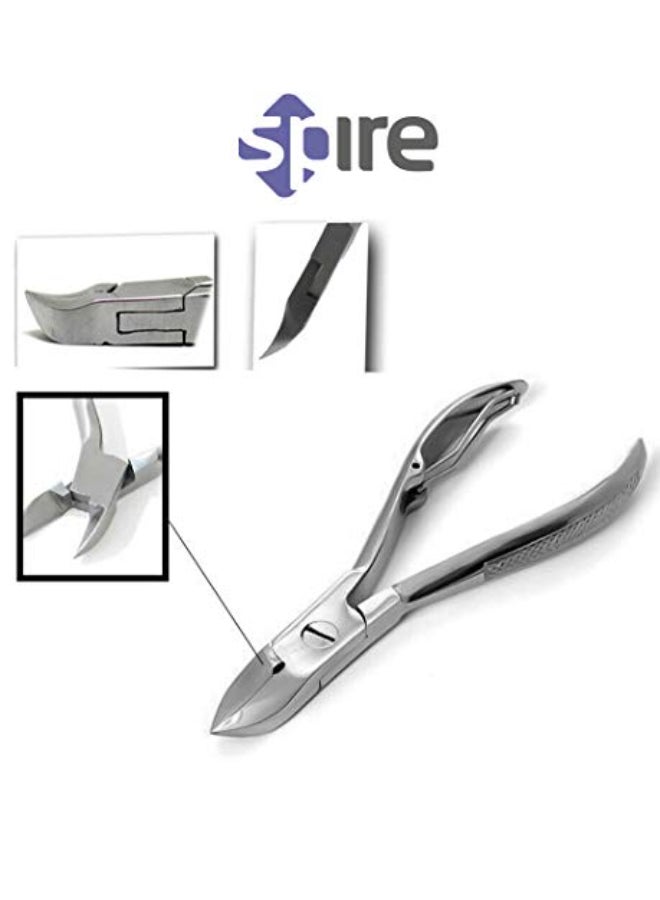 SPIRE Professional Toenail Clippers for Thick Nails Ingrown Toenail Clippers for Seniors and Heavy Duty Nail Clippers Pedicure Clippers and Podiatrist Toenail Cutters - Image 4