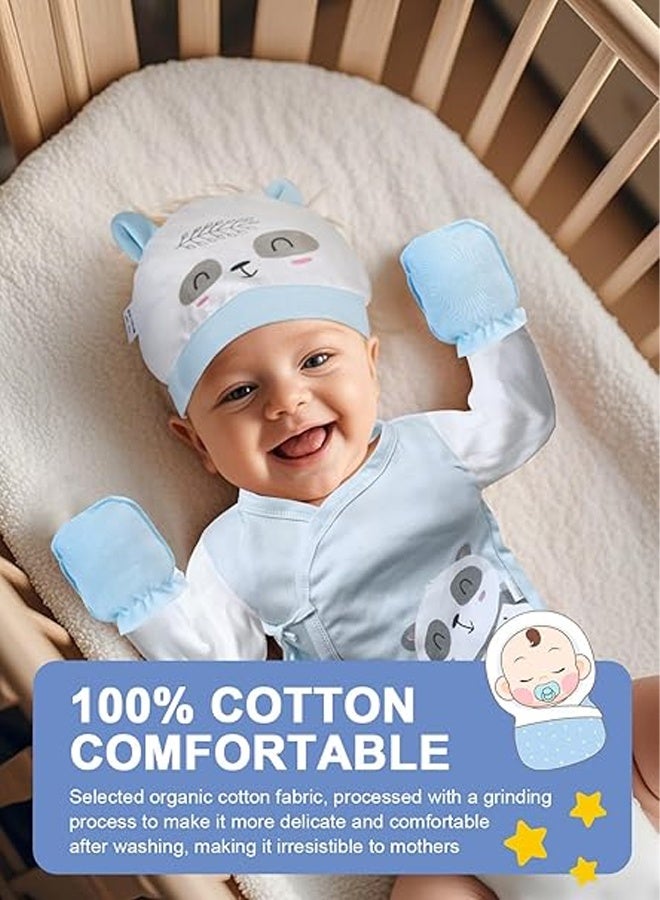 DUNISO 18pcs Newborn Baby Gift Box, Newborn Clothing Set,Premium Cotton Breathable Baby Clothes Set,Comfortable, Soft, Breathable，Fits Newborn to 3 Months Baby Boy Girls - Image 5