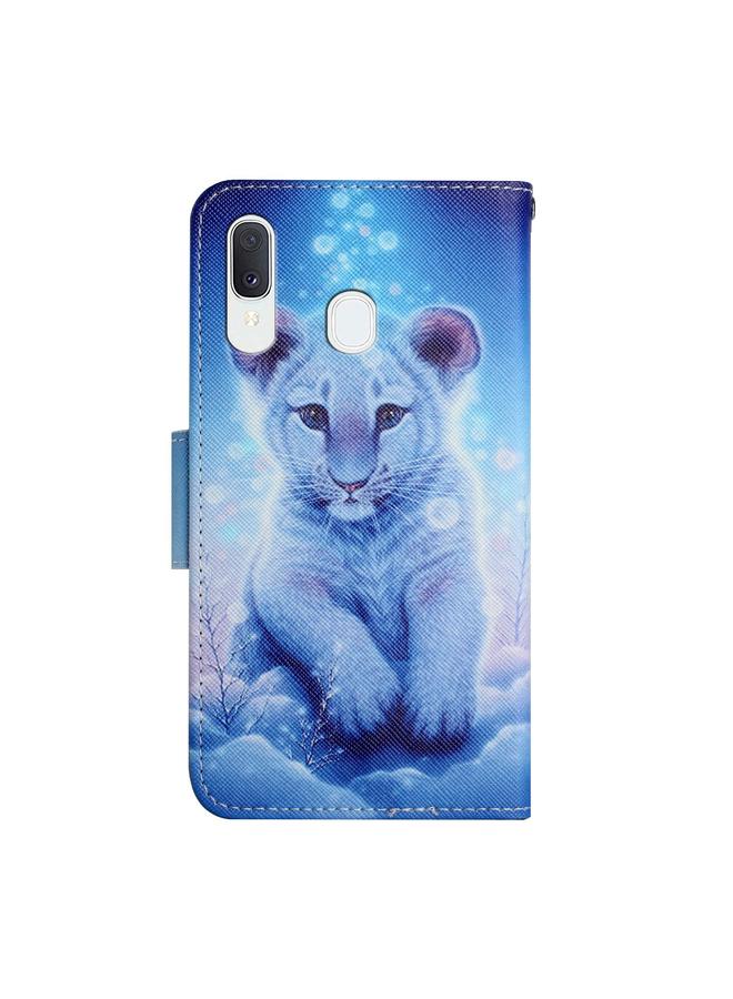 S-TOP Case For Samsung Galaxy A40 Painted Pattern Horizontal Flip Leather Case with Holder & Card Slot & Wallet - Image 3