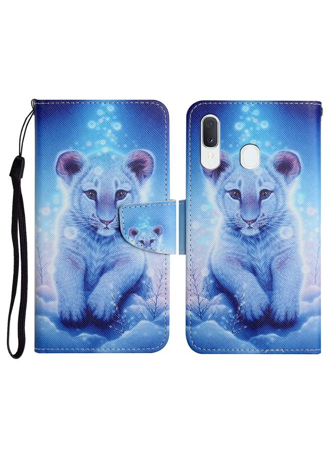 S-TOP Case For Samsung Galaxy A40 Painted Pattern Horizontal Flip Leather Case with Holder & Card Slot & Wallet - Image 1