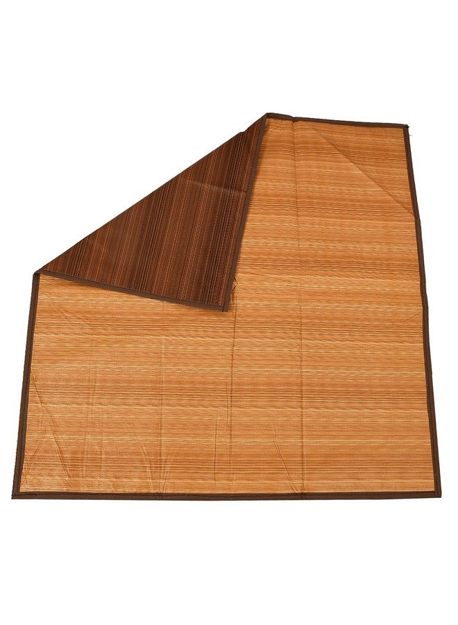 Kuber Industries Kuber Industries Wooden Lining Design PVC Reversible Food Mat Bedsheet Protector Bed Server (Light Brown) CTKTC34033 - Image 3
