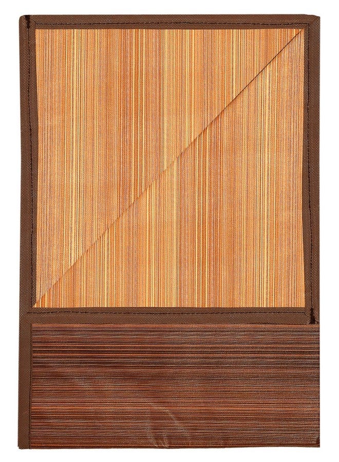 Kuber Industries Kuber Industries Wooden Lining Design PVC Reversible Food Mat Bedsheet Protector Bed Server (Light Brown) CTKTC34033 - Image 4