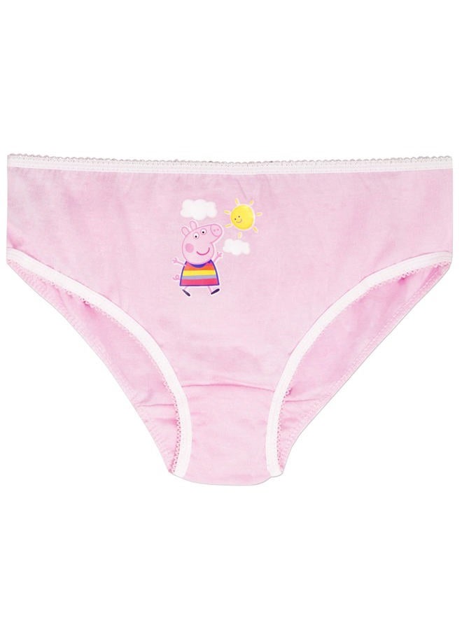 Peppa Pig Girls Piglet Knickers Pack of 5, Multicoloured, 4-5 Years - Image 4