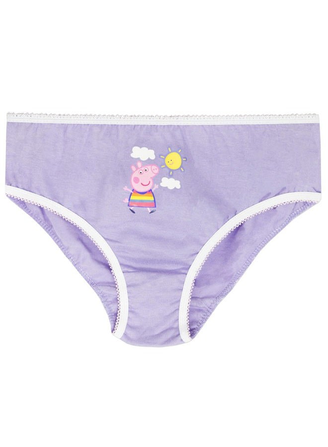 Peppa Pig Girls Piglet Knickers Pack of 5, Multicoloured, 4-5 Years - Image 5