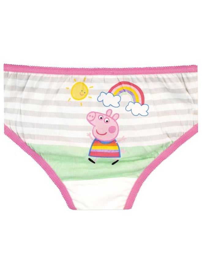 Peppa Pig Girls Piglet Knickers Pack of 5, Multicoloured, 4-5 Years - Image 2