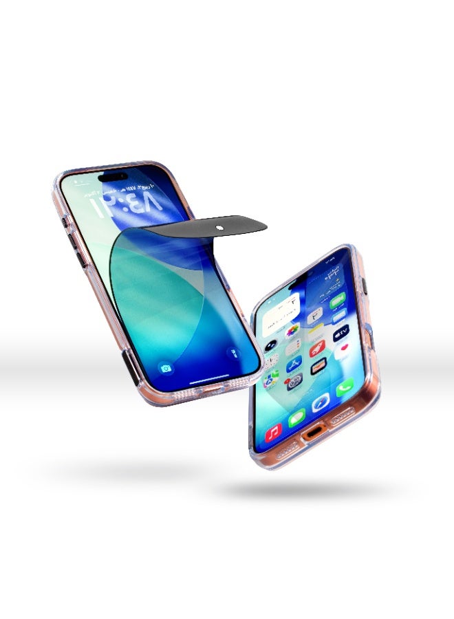 دارك بكج حماية متكامل مجموعة دارك الجديدة 5 في 1 لحماية الايفون والمقاومة للصدمات، بمواد عالية الجودة - ايفون 17 برو - Image 2