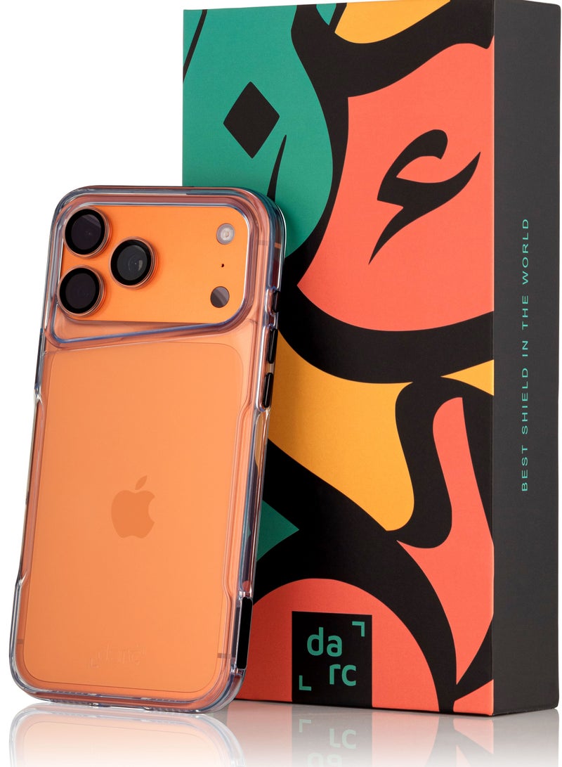 دارك بكج حماية متكامل مجموعة دارك الجديدة 5 في 1 لحماية الايفون والمقاومة للصدمات، بمواد عالية الجودة - ايفون 17 برو - Image 1