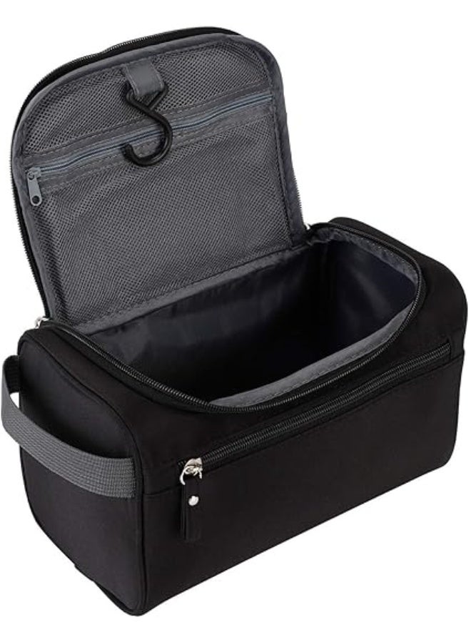Hanging Toiletry Bag for Men, Waterproof Nylon Travel Organizer for Toiletries and Essentials, Large Capacity with Multiple Pockets, Practical Design Ideal for Daily Use and Travel – Men's Wash Bag – Toiletry Organizer – Waterproof Cosmetic Bag - Image 1