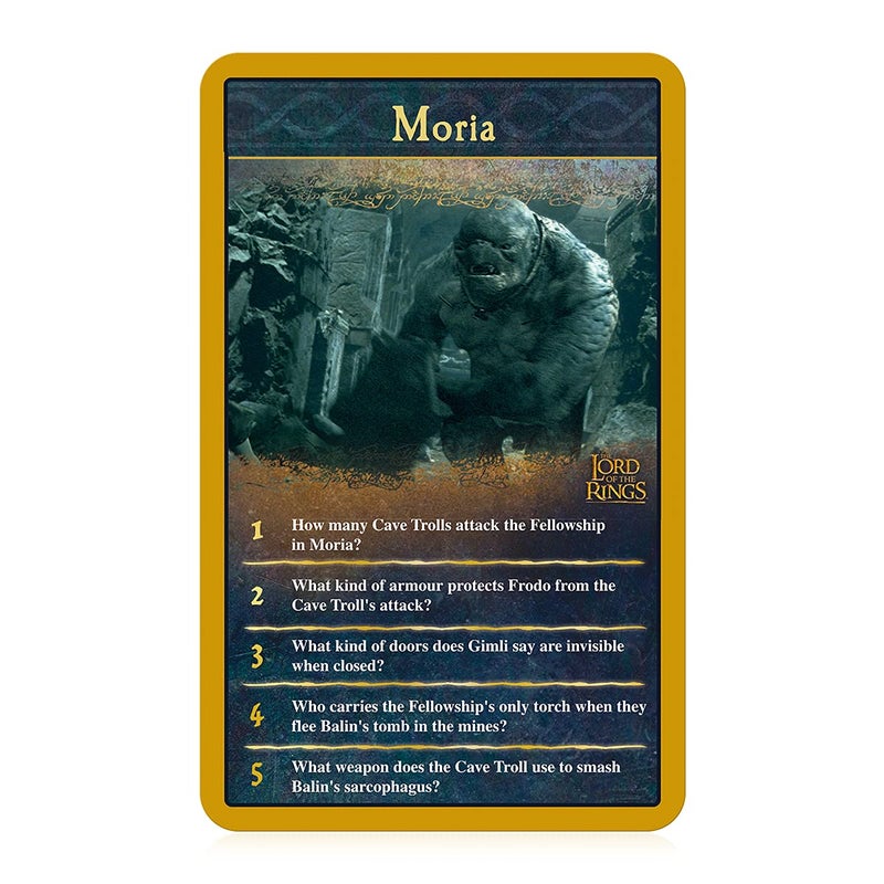 Top Trumps Lord of The Rings Quiz Game - Image 2